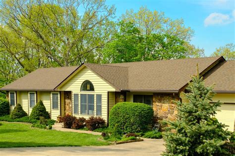 ranch house metal siding forrest|brown siding for ranch style homes.